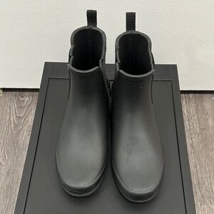 Hunter Black Rain Boots Sz 5